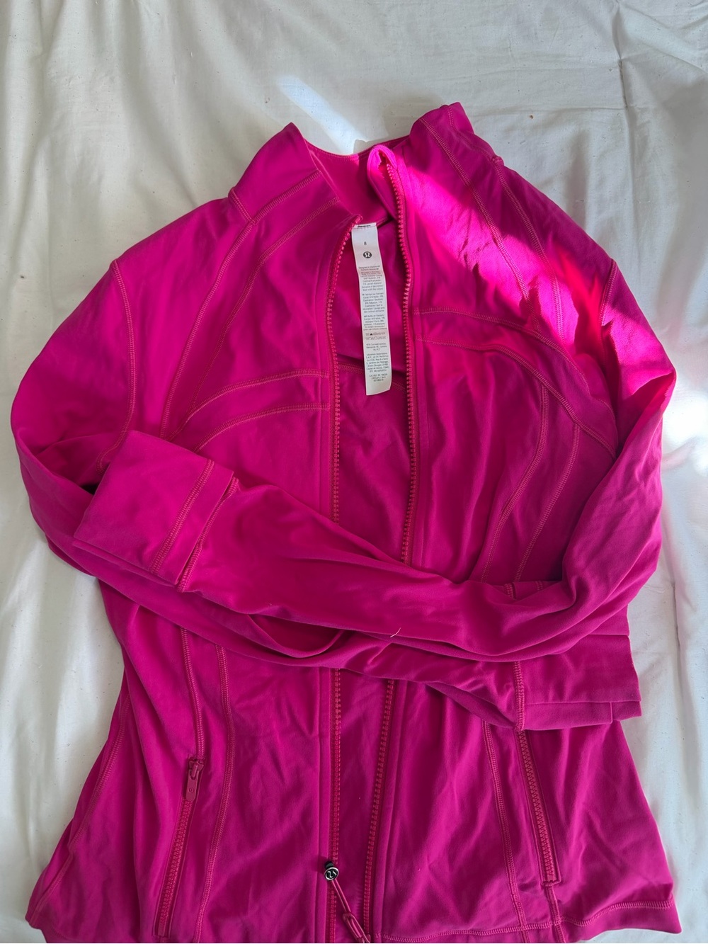 lululemon athletica Women's Magenta Zip-Up Utility Jacket SOLD OUT COLOR PINK